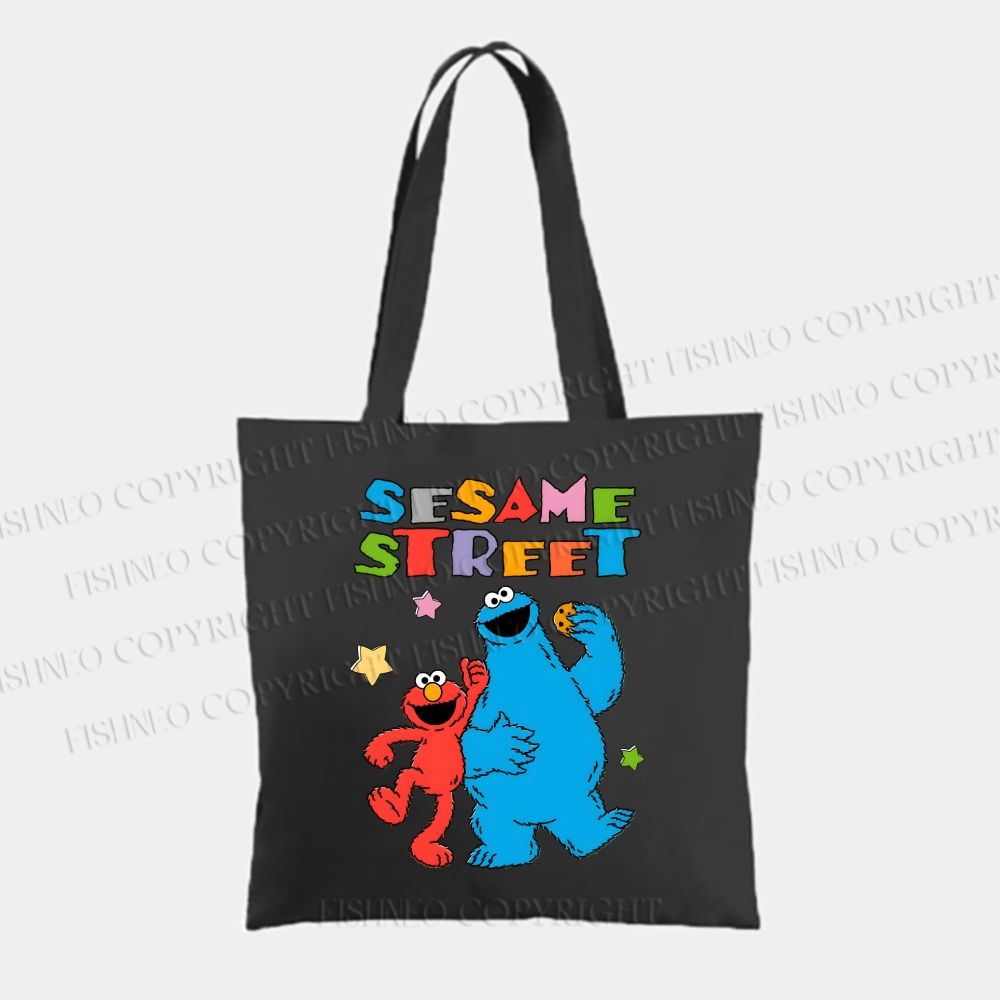 Sesame Street Canvas Tote Bag