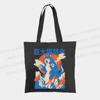 Giant Cat Monster Canvas Tote Bag