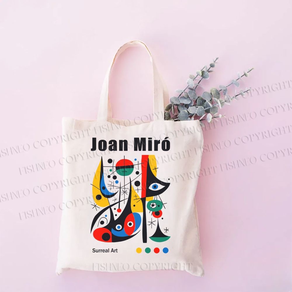 Joan Miró Abstract Art  Canvas Tote Bag