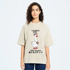 Certified Funny Silly Goose  Washed T-Shirt