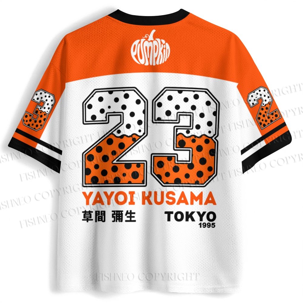 Yayoi Kusama Pumpkin Jersey Shirts