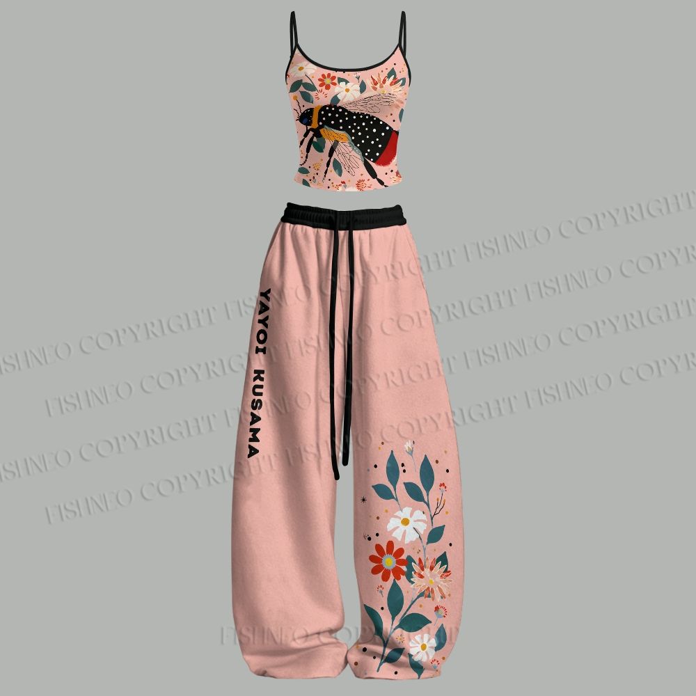 Yayoi Kusama Bee Top & Elasticated Trousers Two-Piece Set