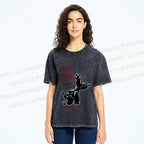 Unisex Shit Happens And That's Ok Printed Washed Tee