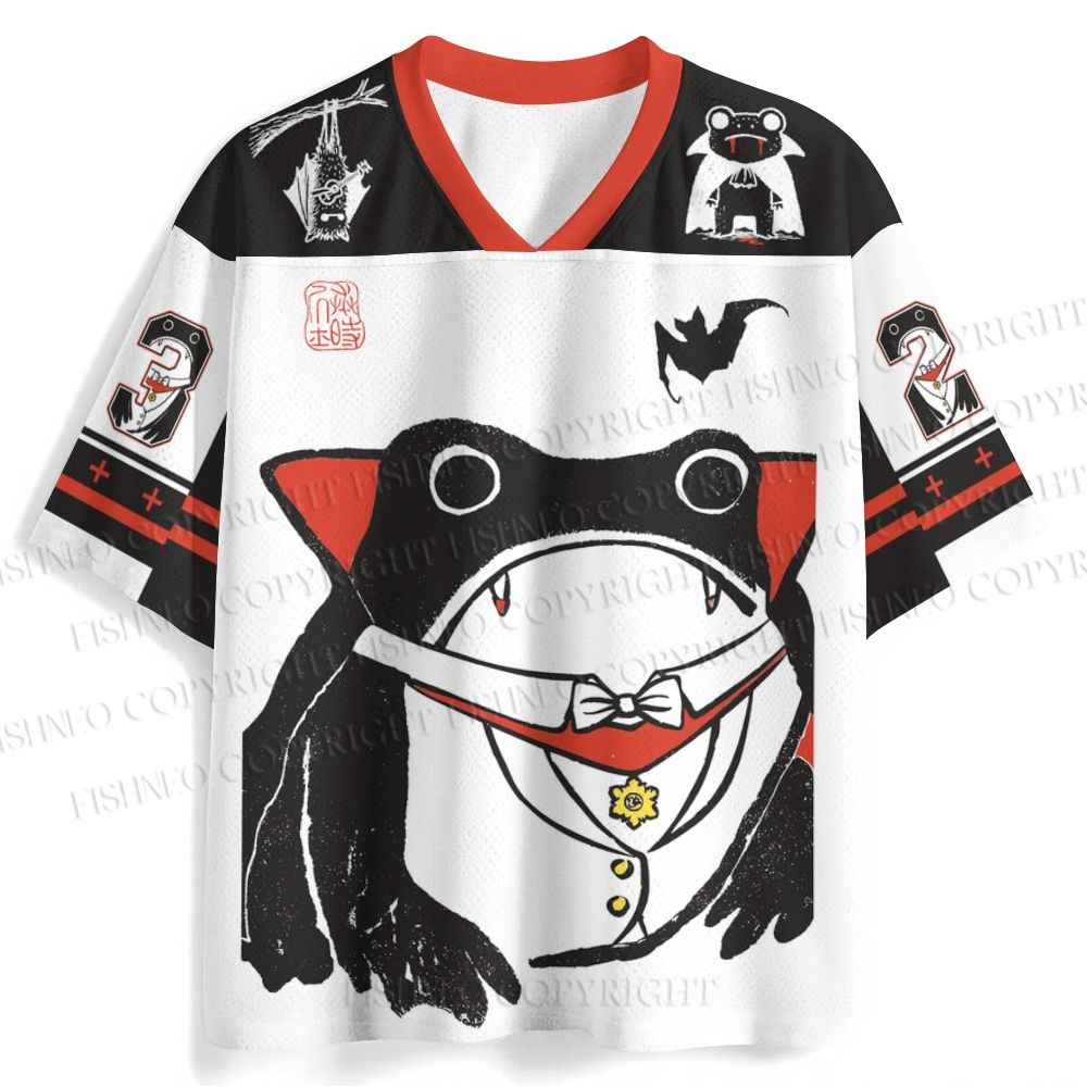 Frog Dracula Printed Jersey Shirts