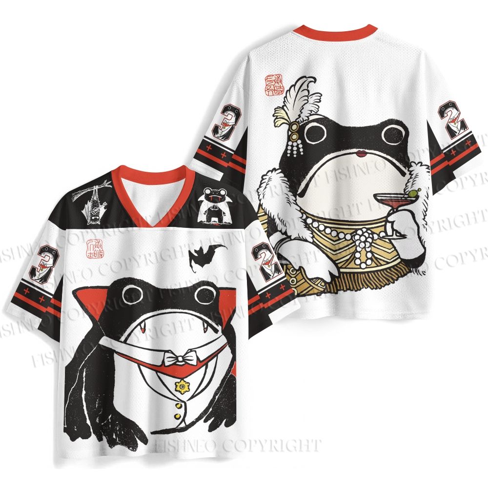 Frog Dracula Printed Jersey Shirts