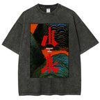 Unisex Mountains And Rivers Washed T-Shirt