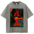 Unisex Mountains And Rivers Washed T-Shirt