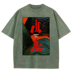 Unisex Mountains And Rivers Washed T-Shirt