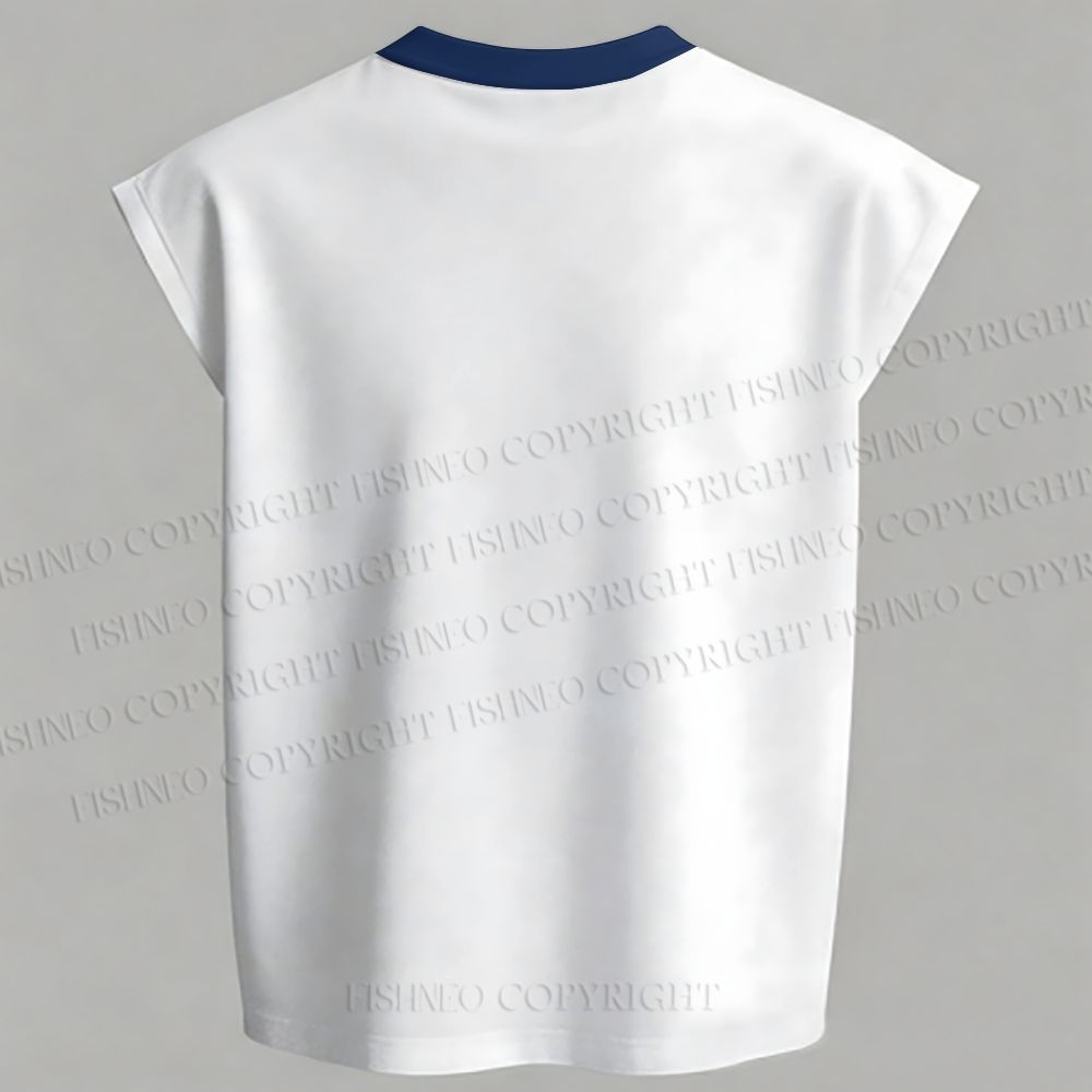 Men's Yayoi Kusama Flower Sleeveless Tank Top & Elasticated Trousers pants Two-Piece Streetwear Set