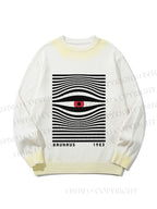 Unisex Bauhaus Eye Gradient Casual sweater