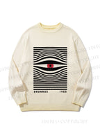 Unisex Bauhaus Eye Gradient Casual sweater