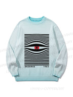 Unisex Bauhaus Eye Gradient Casual sweater