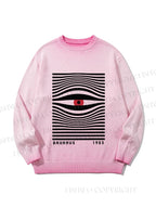 Unisex Bauhaus Eye Gradient Casual sweater