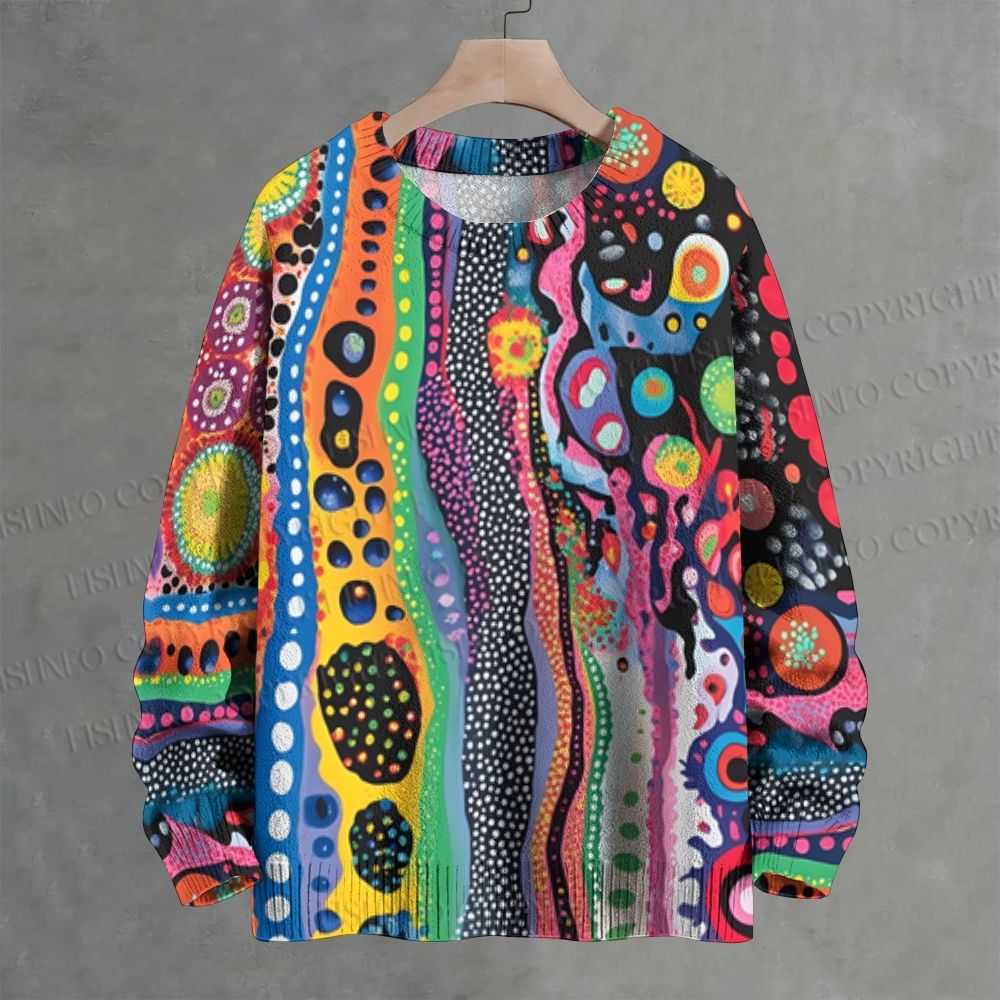 Polka Dot Universe Crew Neck Sweater