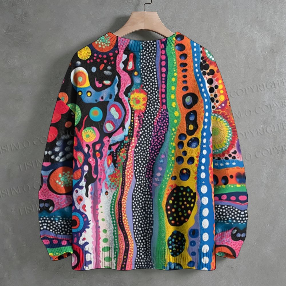 Polka Dot Universe Crew Neck Sweater