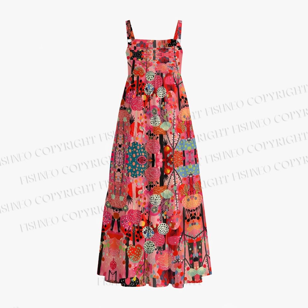 Yayoi Kusama Polka Dot Forest Maxi Dresses