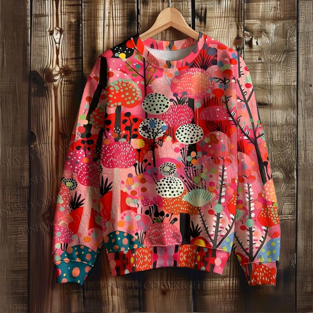 Yayoi Kusama Polka Dot Forest Sweatshirt