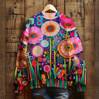 Yayoi Kusama Flower Printed Sweatshirt