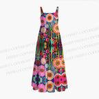 Yayoi Kusama Flower Printed Maxi Dresses