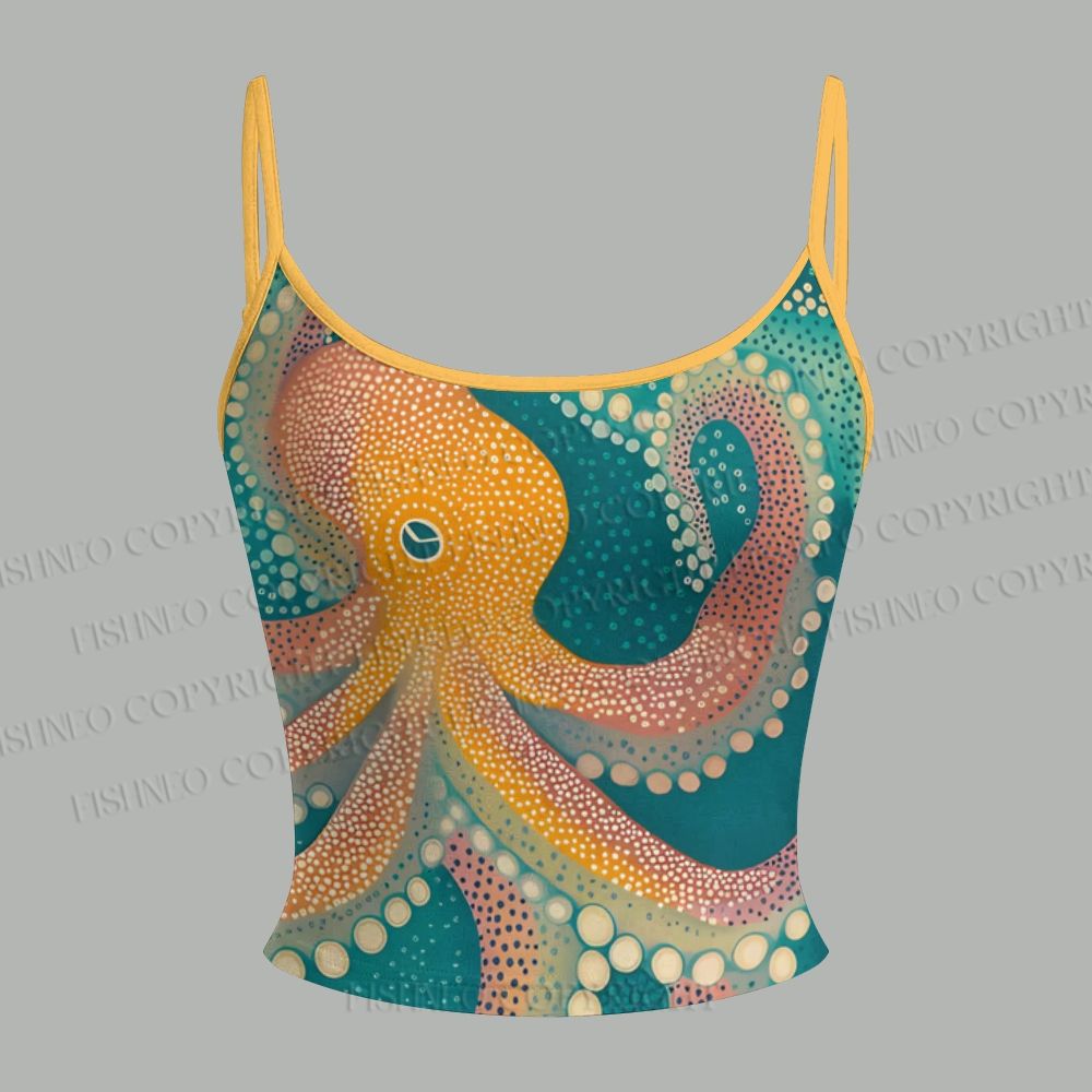Yayoi Kusama Octopus Top & Elasticated Trousers Two-Piece Set