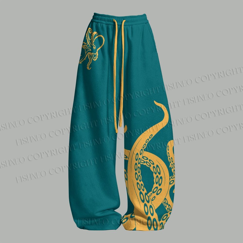 Yayoi Kusama Octopus Top & Elasticated Trousers Two-Piece Set