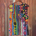 Unisex Casual Polka Dot Universe Printed Tank Top