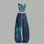 Yayoi Kusama Jellyfish Top & Elasticated Trousers Two-Piece Set