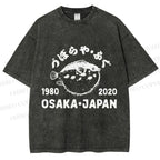Unisex Blowfish Printed Washed Tee