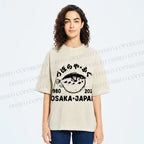 Unisex Blowfish Printed Washed Tee