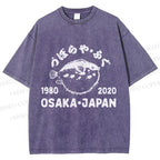 Unisex Blowfish Printed Washed Tee
