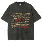Unisex Be The Change Printed Washed Tee