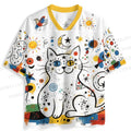 Joan Miró Style Cat Jersey Shirts