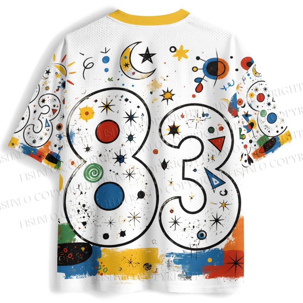 Joan Miró Style Cat Jersey Shirts