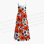 Japanese Yayoi Kusama Flower Maxi Dresses