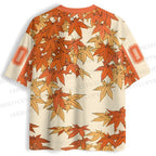 Vintage Bird in Maple Leaves Jersey Shirts