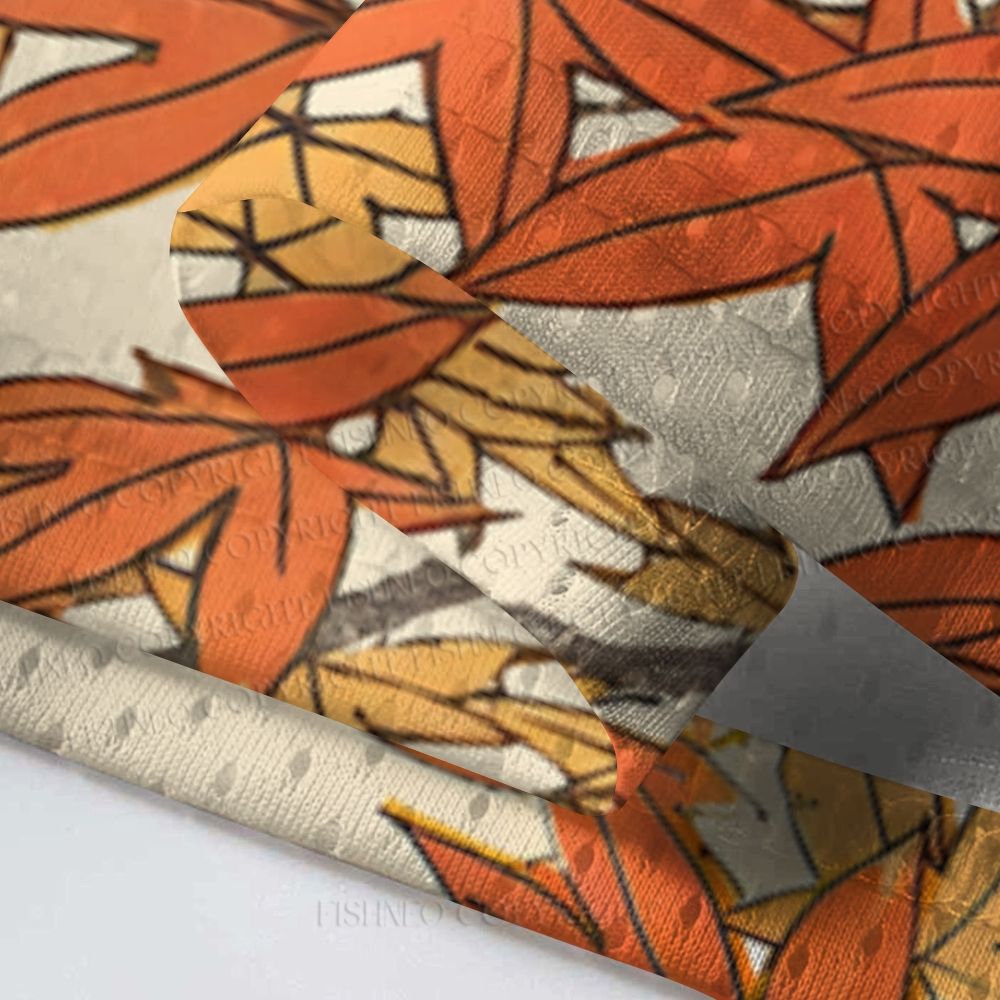 Vintage Bird in Maple Leaves Jersey Shirts