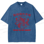 Unisex Tsukiji Outer Market Printed Washed Tee
