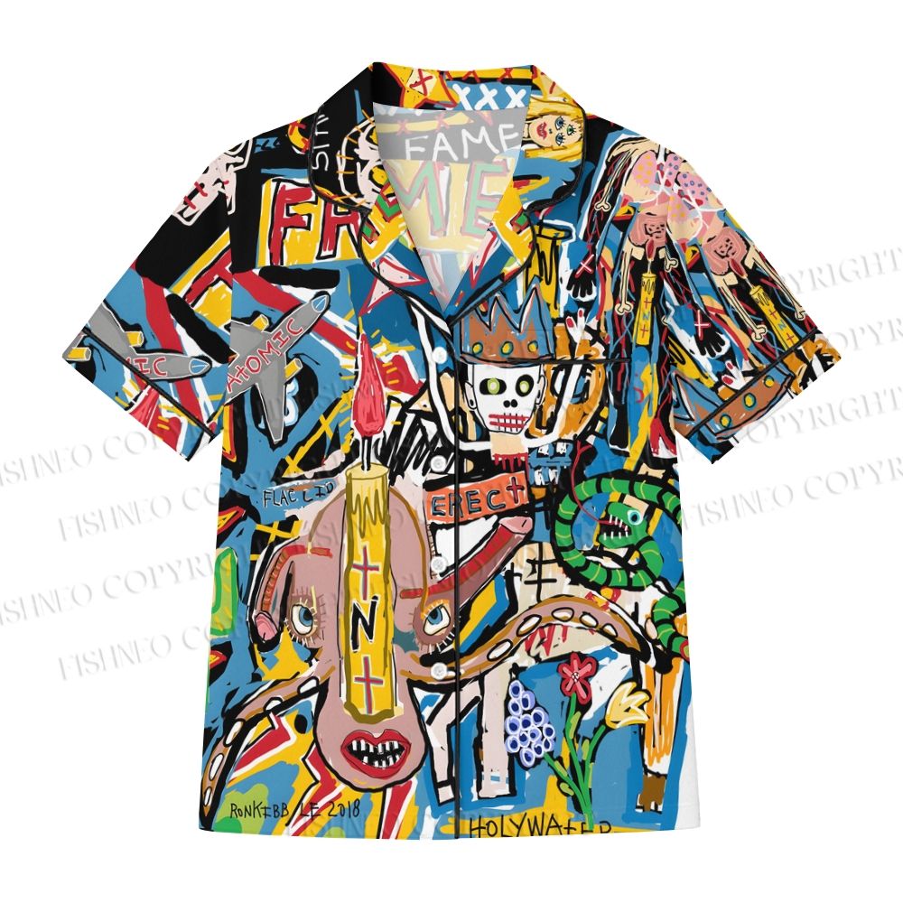 Jean-Michel Basquiat Style Doodle Pajama sets