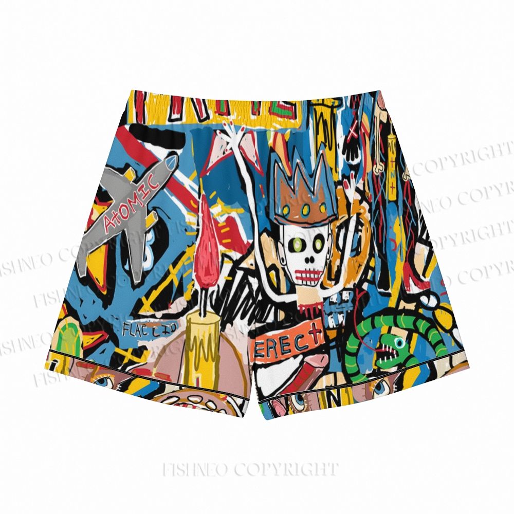 Jean-Michel Basquiat Style Doodle Pajama sets