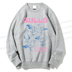 Unisex Gulls Just Wanna Have Fun Printed Sweatshirt