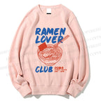 Unisex Ramen Lover Club Printed Sweatshirt