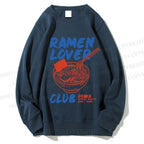 Unisex Ramen Lover Club Printed Sweatshirt
