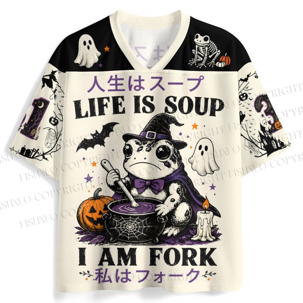 Making Soup Frog Jersey Shirts