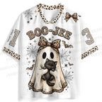 BOO-JEE Leopard Printed Jersey Shirts