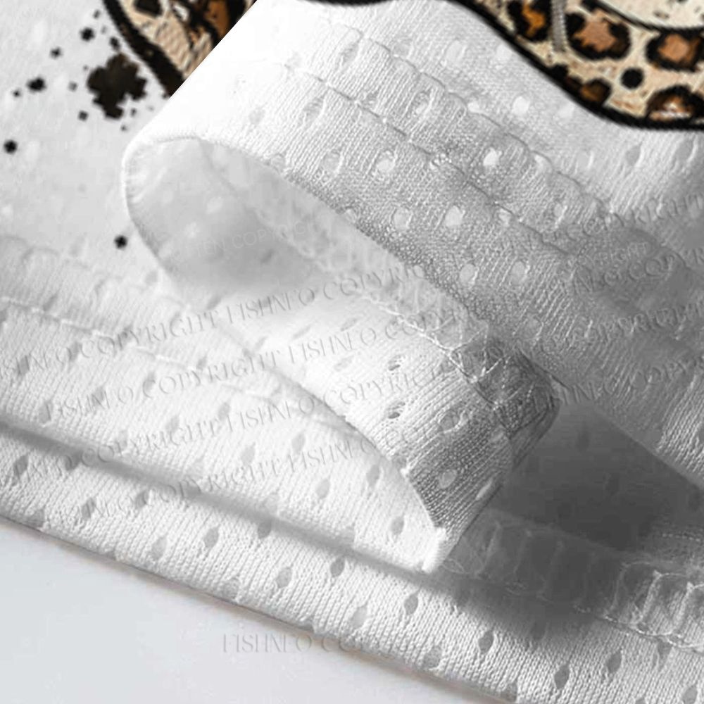 BOO-JEE Leopard Printed Jersey Shirts