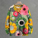 Flowers Yayoi Kusama Crew Neck Sweater