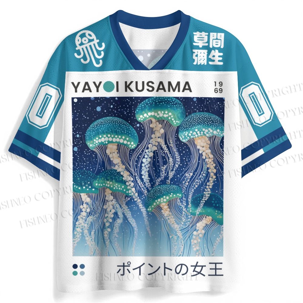 Yayoi Kusama Jellyfish Jersey Shirts