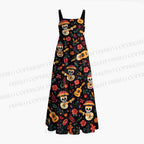Halloween Hawaii Skull Maxi Dresses