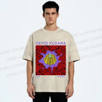 Unisex Yayoi Kusama Pumpkin Printed Washed Tee