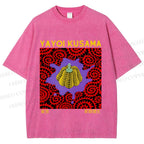 Unisex Yayoi Kusama Pumpkin Printed Washed Tee